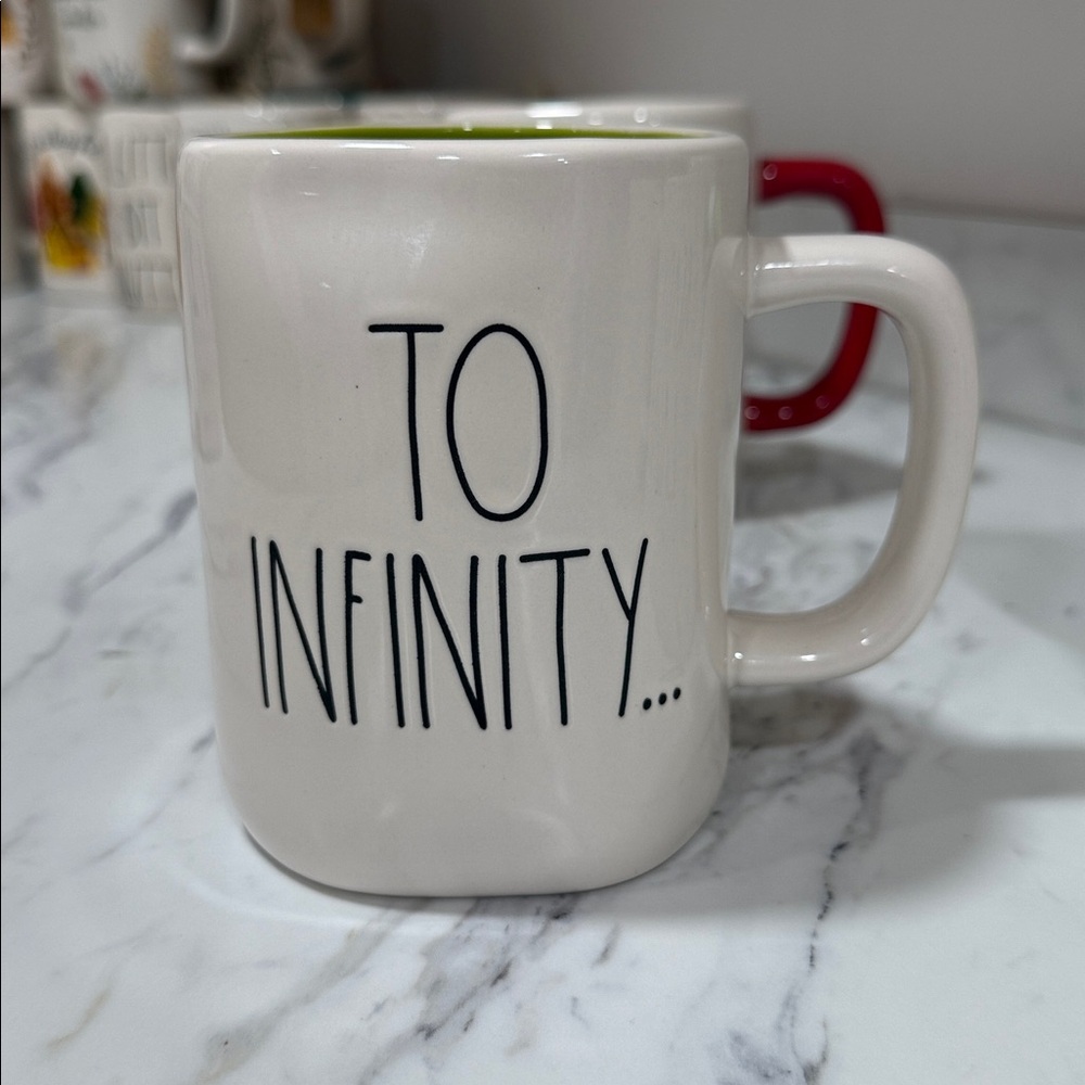 Rae Dunn - PIXAR White Mug with 'To Infinity...BUZZ